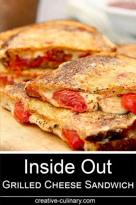 Inside Out Grilled Cheese Sandwich