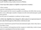 Rugby Participation Laws Have Gone Far: Nationality Longer Matters
