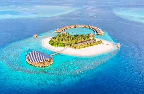 view of private luxury island in maldives