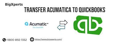 Transfer Acumatica to QuickBooks