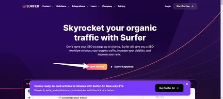 SurferSEO Free Trial – 7-Day Exclusive Full Access Trial