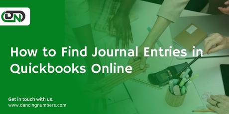 How to Find Journal Report in Quickbooks Online