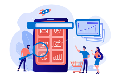 The Latest eCommerce Marketing Trends to Boost Revenue Searching for a product on a device