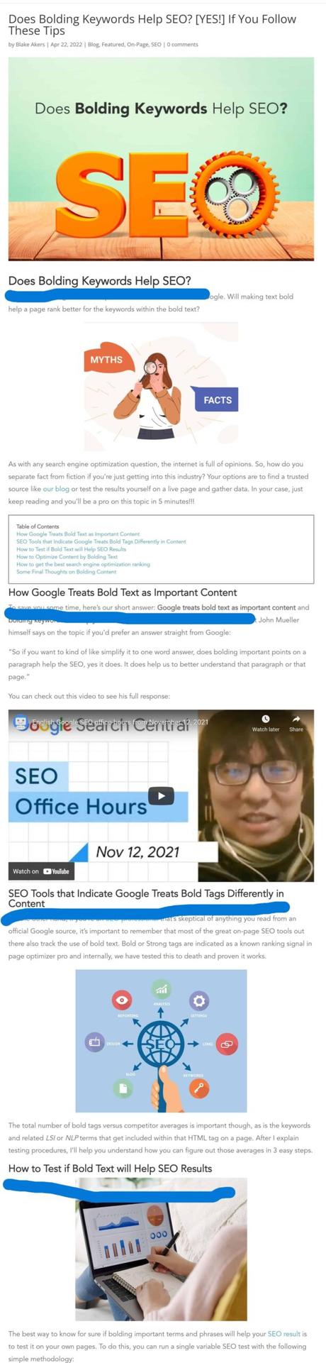 Basic DIY Guide to SEO-friendly Content Blog post with optimized heading tags.