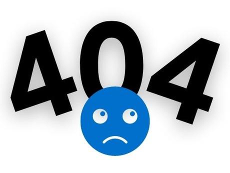 Basic DIY Guide to SEO-friendly Content 404 error message