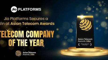 Jio Wins Telecom Company of the Year