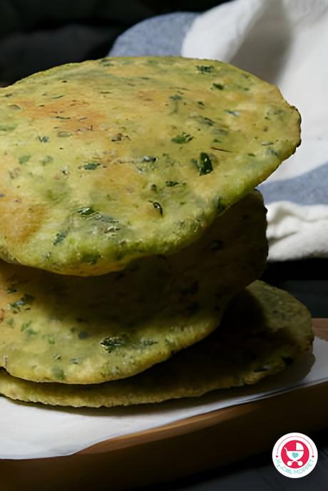 Here's a nutritious and kid-friendly Healthy Palak Poori recipe for kids that's perfect for introducing more greens into your child's meals.