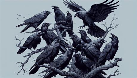 Do Ravens Flock Together? Social Life and Flocking behavior 2 ravens flock communication methods