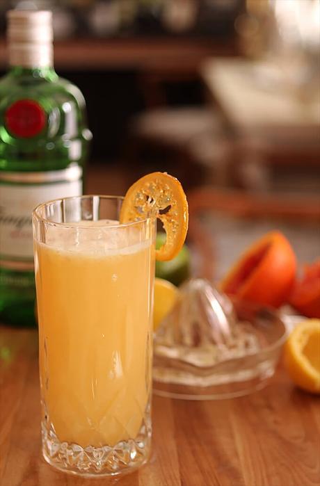 Sweet Citrus Fizz Cocktail