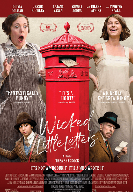 Read our movie review of Wicked Little Letters, a hilarious and intriguing story about a town's investigation into profanity-filled letters.