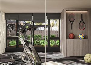 Keonjinn Workout Mirror For Home Gym