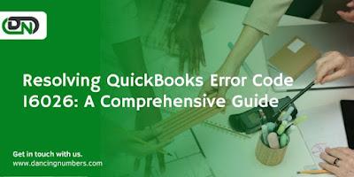 Quickbooks error code 16026