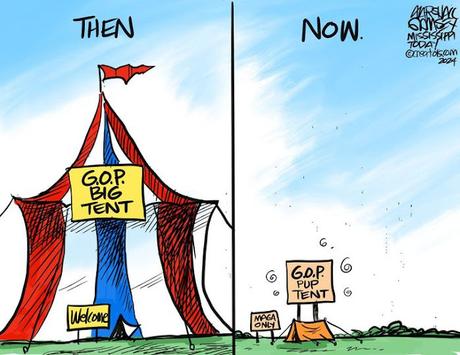 The Incredible Shrinking GOP Tent