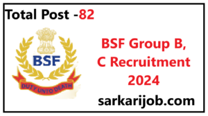 BSF Group B, C Recruitment 2024