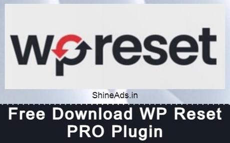 Free Download WP Reset PRO Plugin