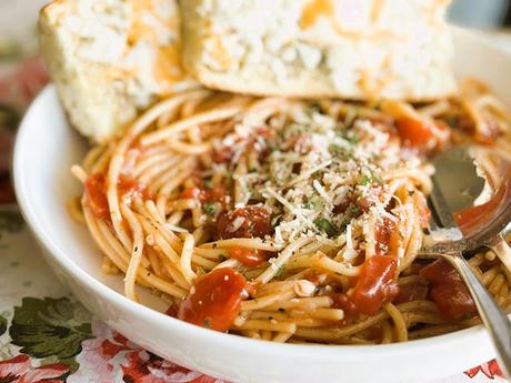 One Pan Spaghetti