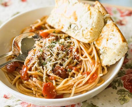 One Pan Spaghetti