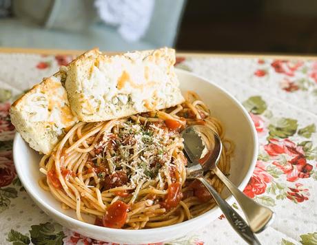 One Pan Spaghetti