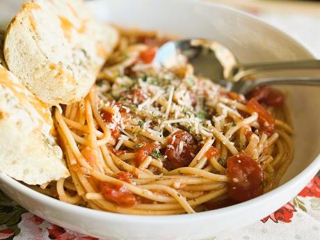 One Pan Spaghetti