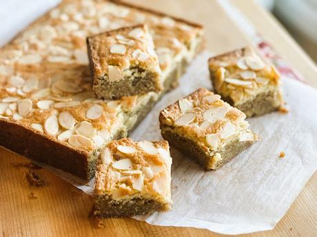 Almond Frangipane Blondies