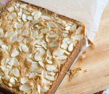 Almond Frangipane Blondies