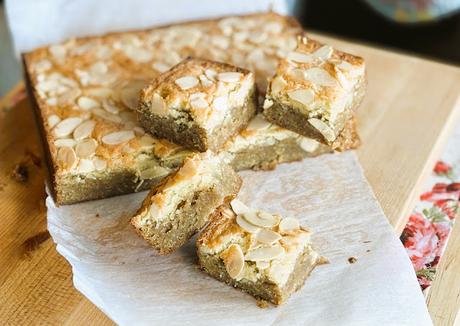 Almond Frangipane Blondies