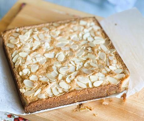 Almond Frangipane Blondies