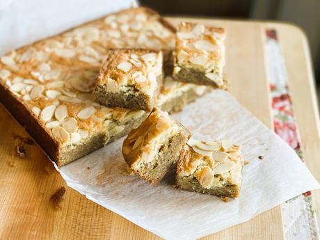 Almond Frangipane Blondies