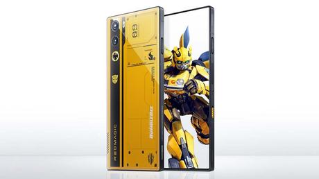 Red Magic 9 Pro Bumblebee Transformers Edition Design