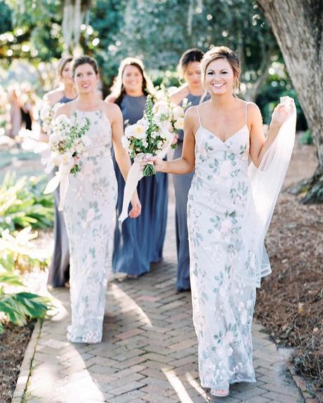 pastel floral bridesmaid dresses light blue beach maxi jennyyoonyc