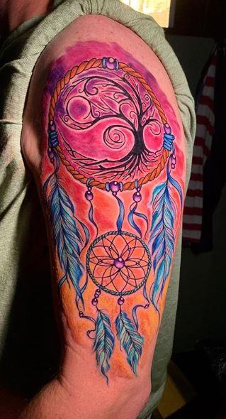 Dreamcatcher Wraparound Tattoo 