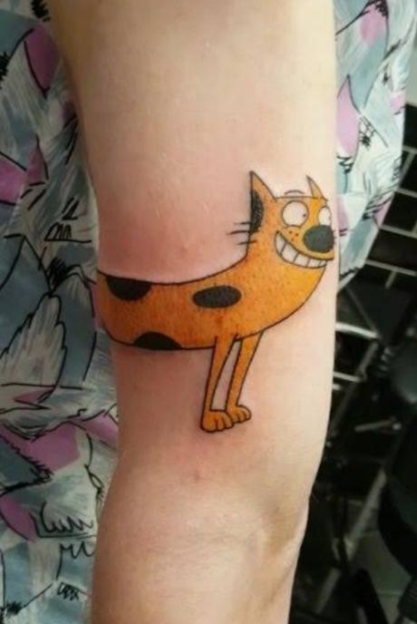 Wraparound Cartoon Tattoo