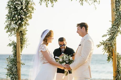 Intimate wedding on the beach in Naxos  | Lauren & Nick