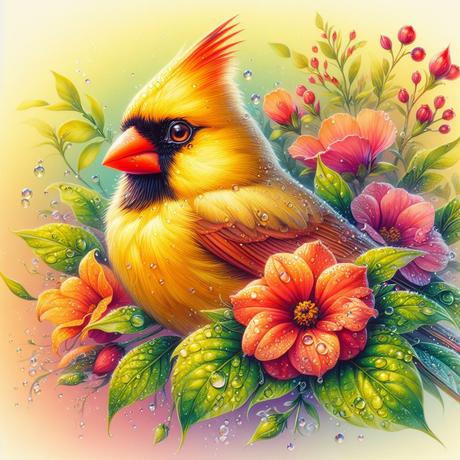 12 Yellow Cardinal Spiritual Meaning 7 12 Yellow Cardinal Spiritual Meaning