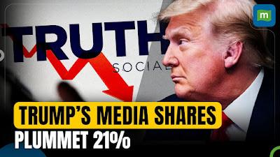 Public companies require truth and transparency; so no wonder Trump is driving Truth Social into the ground, as he's done with other public ventures
