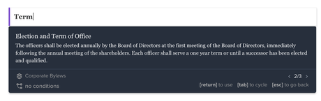 Streamline Legal Drafting with a Clause Library Search and Filter