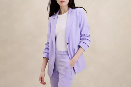 Spring Outfit Trends: Discover the Hottest Looks in 2024! 34 Banana Republic Ssculpted Suit Blazer