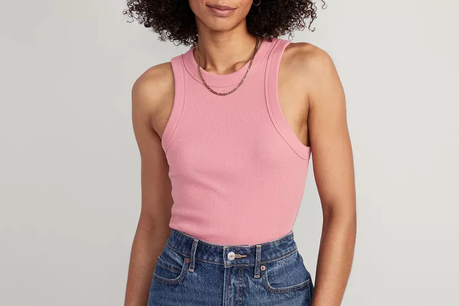 Spring Outfit Trends: Discover the Hottest Looks in 2024! 19 Old Navy Fitted Rib-Knit Tank Top