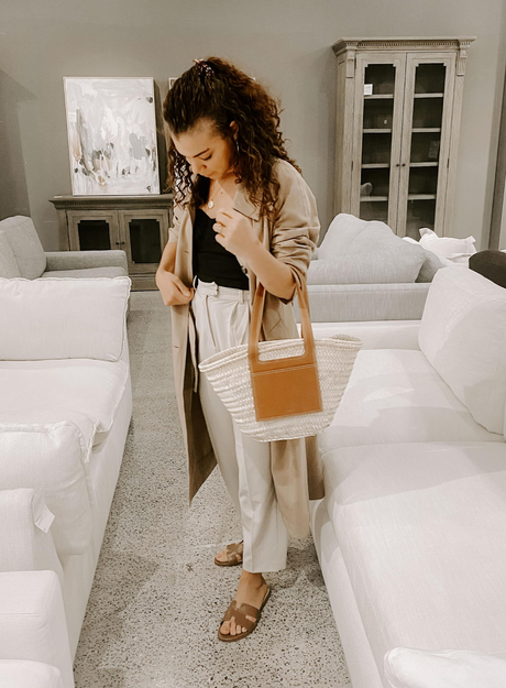 Spring Outfit Trends: Discover the Hottest Looks in 2024! 41 Trench coat + jeans + bag + sandals