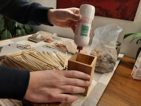 From penholder to DIY scissor holder How we repurposed bamboo chopsticks and a penholder into a handy scissor holder