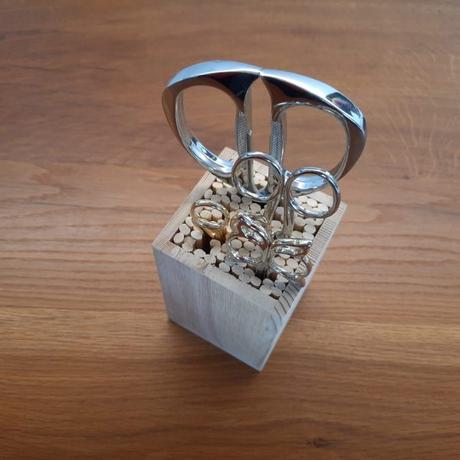 From penholder to DIY scissor holder How we repurposed bamboo chopsticks and a penholder into a handy scissor holder