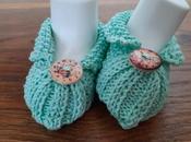 First Knitting Baby Shoes