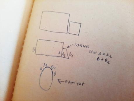 My first try at knitting baby shoes My notes about the assembly of my knitted baby shoes