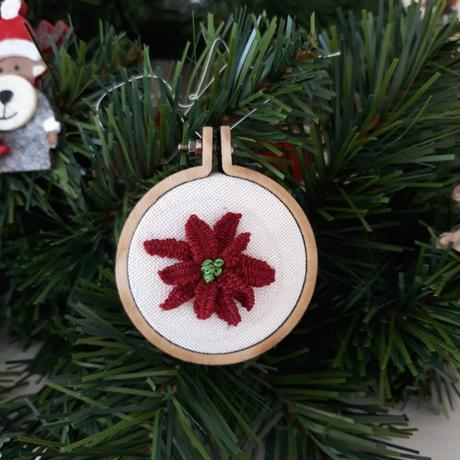 Ideas for embroidered Christmas tree ornaments