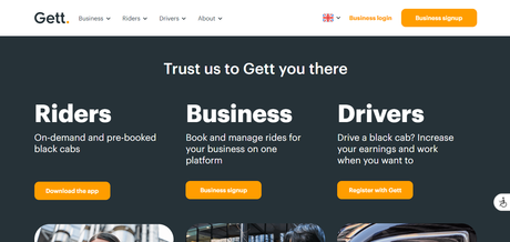 Uber Alternatives: 10 Ride-Sharing & Similar Applications Gett