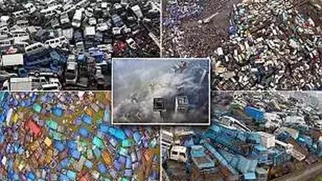 See The Junkyard In China Where Millions Of Vehicles Are Thrown Away And Scrapped (Photos)