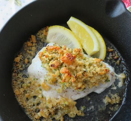 Baked Haddock with a Buttery Crumb Topping