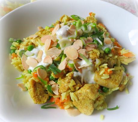 Curried Chicken & Coconut Rice Casserole