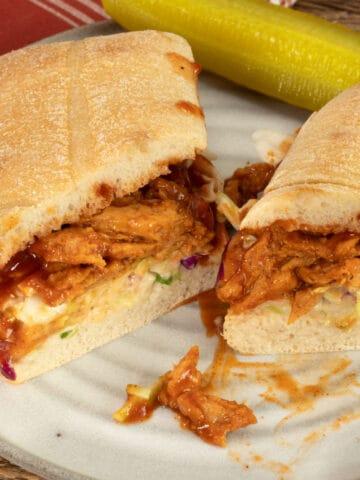 Vegan BBQ Chicken Sandwich