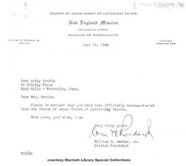 Fawn-Brodie-Excommunication-Letter